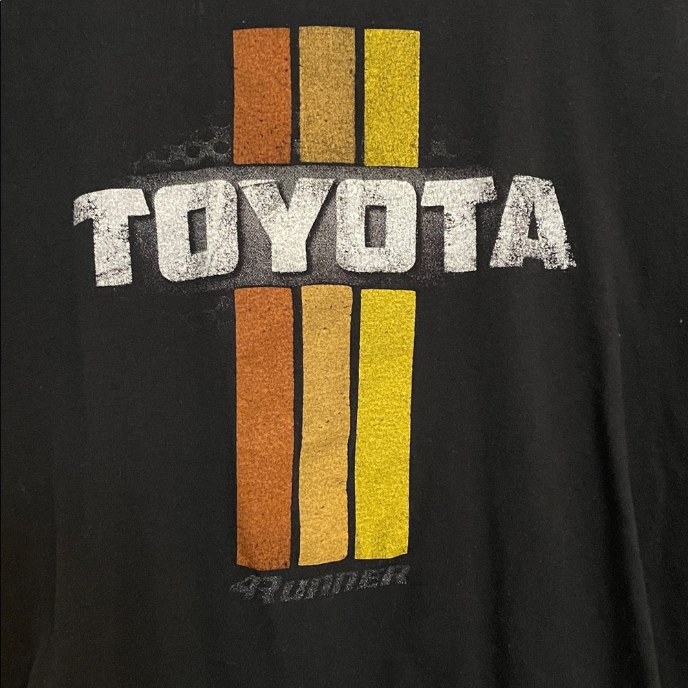 Toyota Black T-Shirt with Logo - Picture 2 of 3